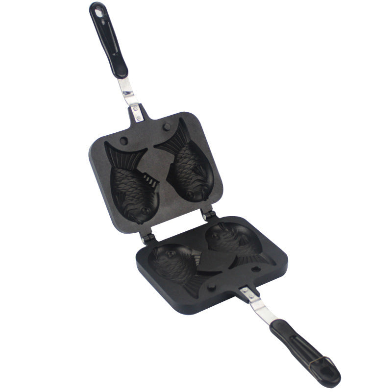 Fish-Shaped Waffle Pan Maker – Fun & Easy Taiyaki Mold for Homemade Snacks