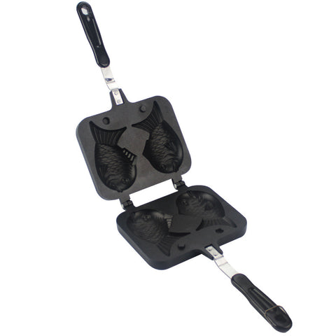 Fish-Shaped Waffle Pan Maker – Fun & Easy Taiyaki Mold for Homemade Snacks