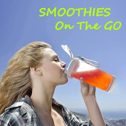 Portable USB Blender – 600ML Rechargeable Smoothie & Juice Mixer