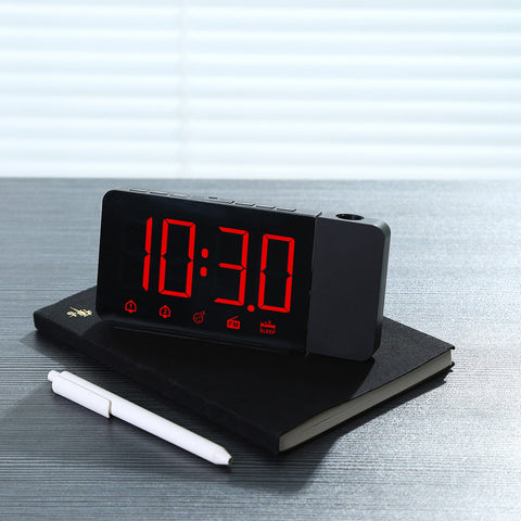 Wake Up in Style – Projection Alarm Clock with LED Display & Radio