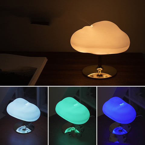 Cloud-Shaped LED Humidifier – Colorful Atmosphere Light & Silent Mist Diffuser for Bedroom